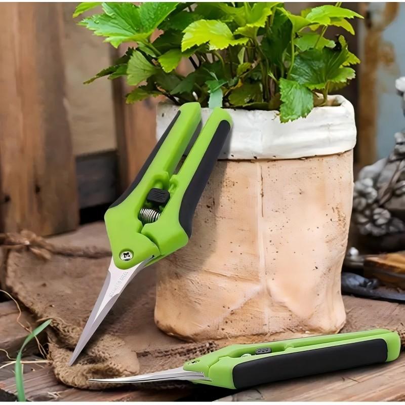 1 Набор Садовые ножницы Садовые секаторы Нескользящие Экономящие труд Ножницы для обрезки цветочных веток Ножницы для фруктов и овощей