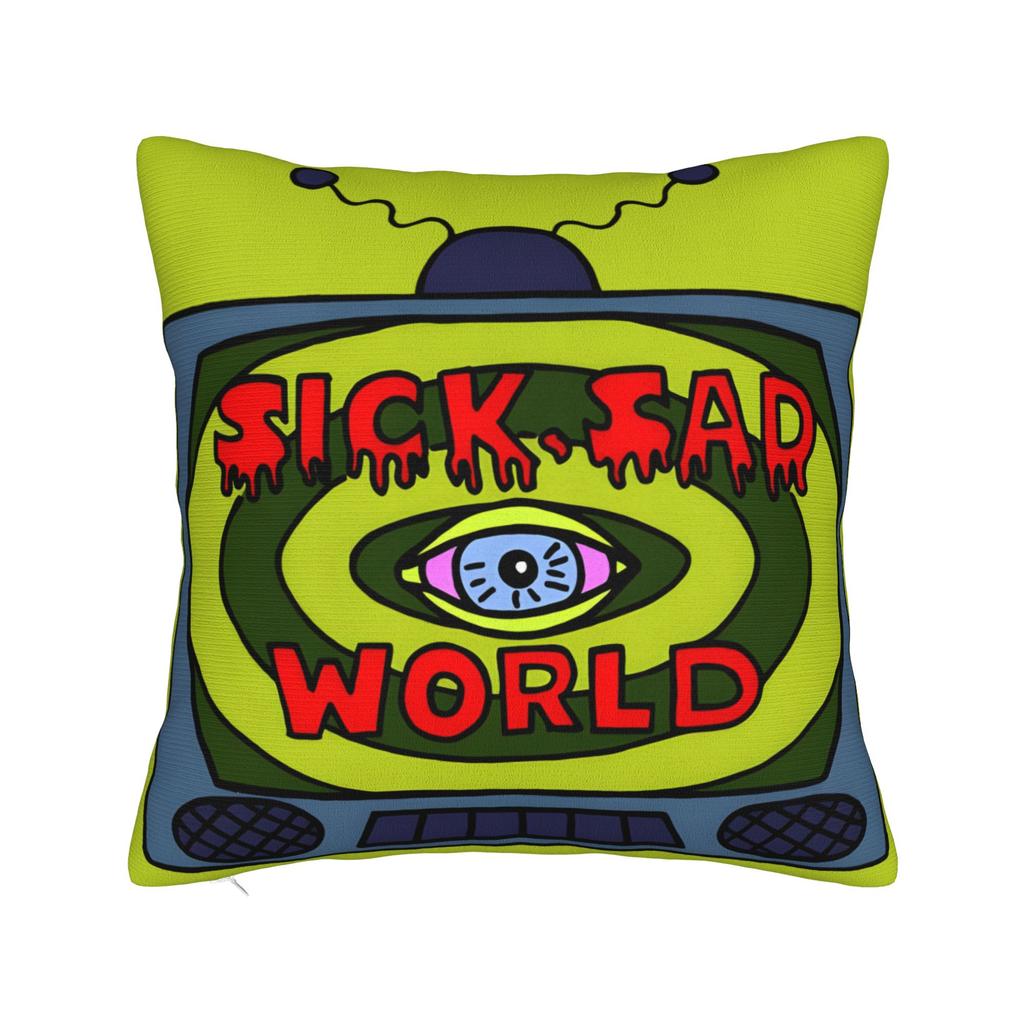 Sick Sad World Пастельные Дарии 90-е MTV Бивис Квадратная Наволочка Чехлы для Подушек Индивидуальный Декор Наволочка для Дивана 45x45 см