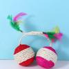 Interactive Toys Playing Sisal Cat Scratching Cat Scratching Ball Cat Balls Chew Ball Molar Ball