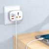 Многофункциональная розетка с быстрой зарядкой, несколько USB-портов, стандартная вилка, розетка Type C, британская вилка, удлинитель для настенной розетки, ПК