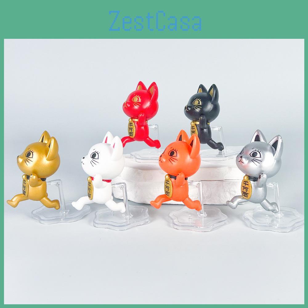 Дандадан ПВХ Фигурки Кошек Модель Игрушка Настольное Украшение Милый Подарок Детям