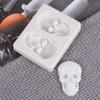 Halloween Skull Silicone Mold Cake Decoration Liquid Fondant Silicone Mold Diy Skull Shape Mold Halloween Party Supplies