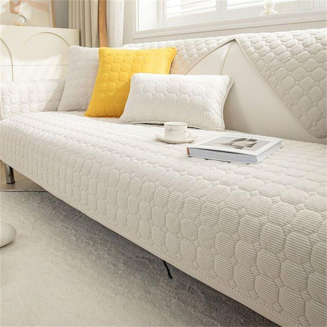 Вельветовое полотенце для дивана, скандинавский утолщенный плюшевый коврик для дивана, супер мягкий стеганый чехол для дивана, нескользящие чехлы для дивана для декора гостиной