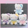 Short Plush Soft Cat Doll Stuffed Animal Keychain Gift Girls For