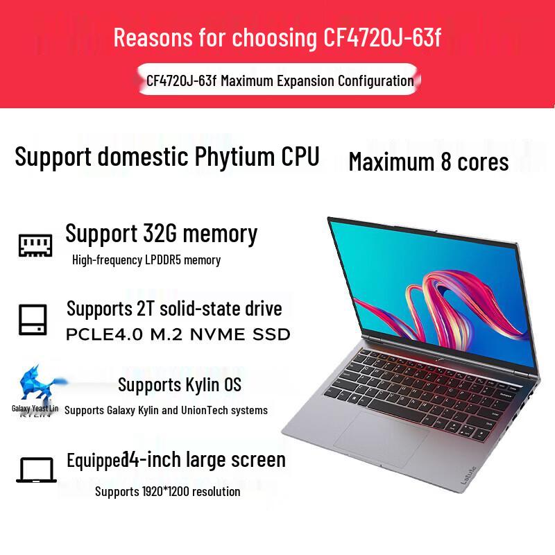 Lenovo Zhaoyang Zongwei CF4720J Laptop (CN version)