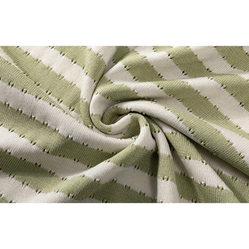 Женская футболка больших размеров с квадратным вырезом в полоску, женские топы с короткими рукавами, летняя свободная трикотажная одежда