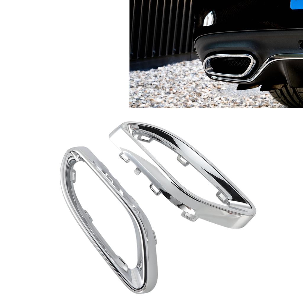 Хромированные накладки на выхлопные трубы Replacement для Mercedes‑Benz A B C E GLC CLS‑Class W177 W247 W205 W213 X253 C257