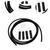 Windshield Washer Hose Kit,Car Tubing 2.6M Replacement 4.5mm Diameter Automotive