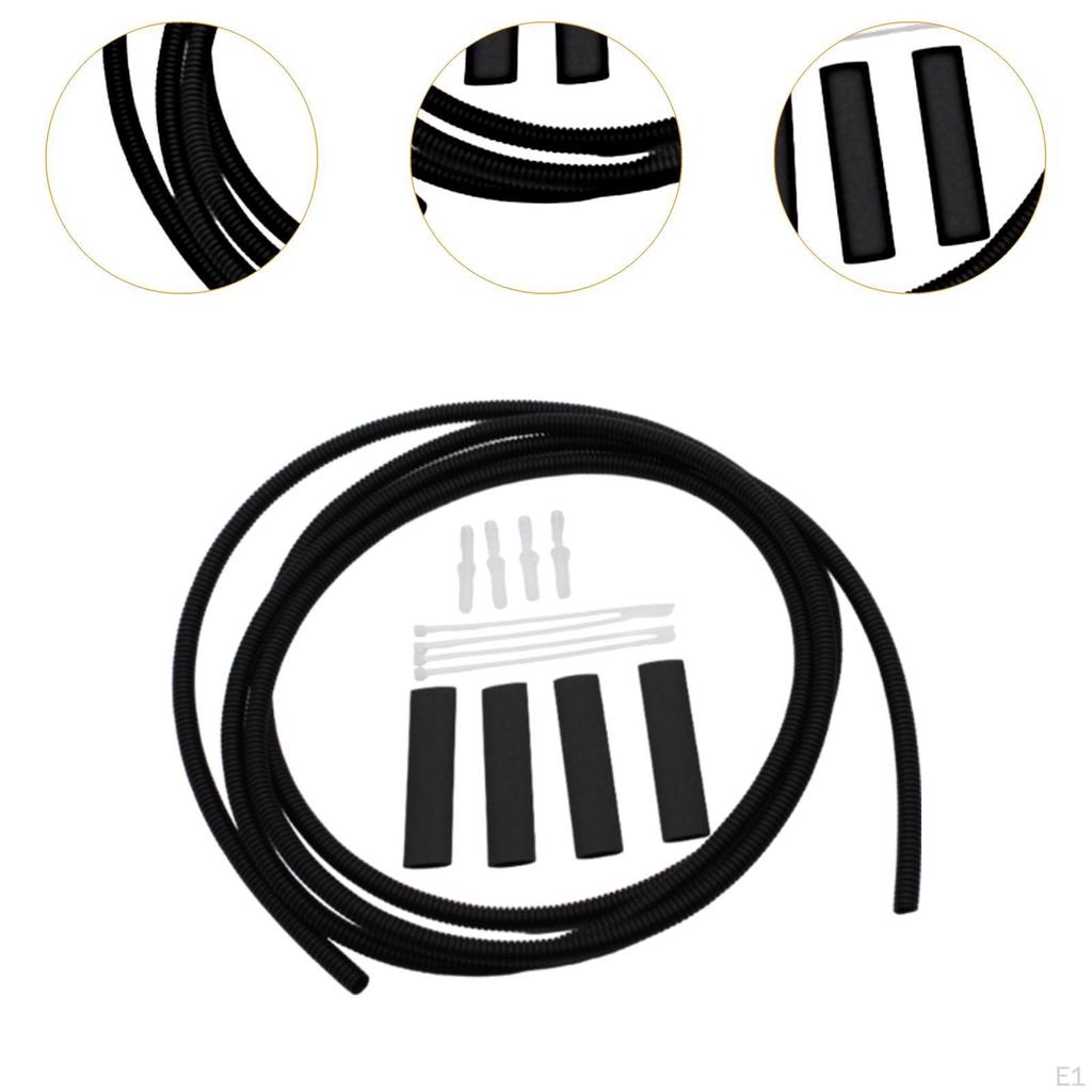 Windshield Washer Hose Kit,Car Tubing 2.6M Replacement 4.5mm Diameter Automotive