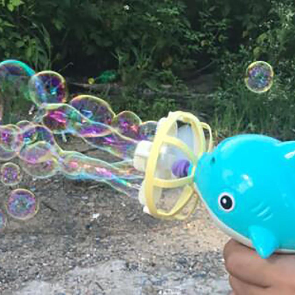 Автоматическая машина для создания пузырей с дельфинами, мультяшная летняя игрушка для отдыха на открытом воздухе, 100 мл
