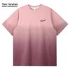Mark Fairwhale Мужская хлопковая футболка с градиентной окраской Dip-Dye и вышивкой