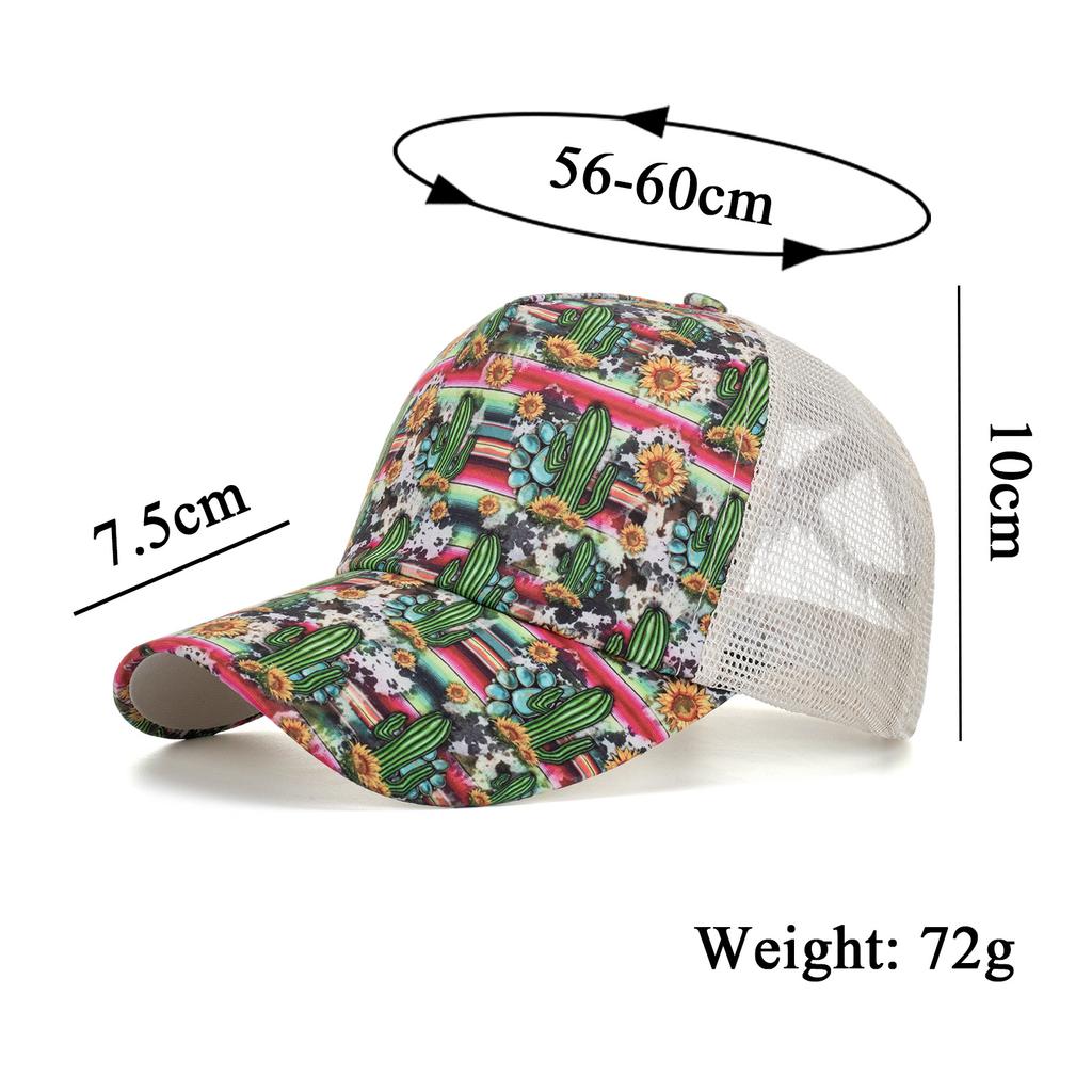 Новая бейсболка с сетчатой вставкой из кактуса