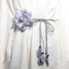 Handmade Big Flower Decorative Tassel Braid Belts Tie Strap Woven Waist Rope Bohemian Waistband