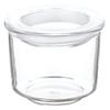 KINTO CAST Canister, 60x50mm, Heat-Resistant Glass Storage Container, Microwave and Dishwasher Safe, 8480
