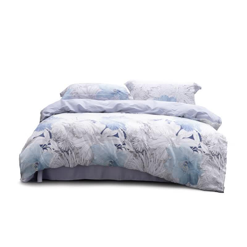 Mercury Home Textiles Хлопок с длинным волокном Антибактериальный комплект постельного белья из 4 предметов