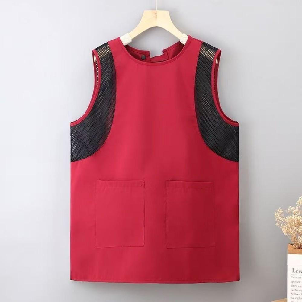 Прочный водонепроницаемый фартук с защитой от масла Модный стиль Удобный дышащий фартук Регулируемый с карманами Фартук для выпечки Ресторан