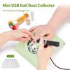 USB Пылесос для ногтей Портативный Мини Профессиональный Экстрактор пыли для ногтей Пылесос-вентилятор для ногтей Фильтр пыли Маникюр Дизайн ногтей