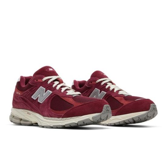 New Balance Набор замши 2002R — гранатовый глубокий земляно-красный M2002RHA