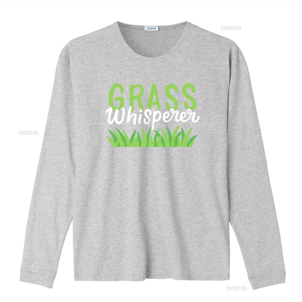 Lawn Mowing T Shirt Care Mower Grass Whisperer  vintage Washed Slightly Versatile fashion designer clothes Stretched Soft