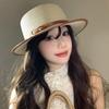 Плоские поля соломенная плетеная шляпа с широкими полями женская солнцезащитная шляпа ретро ковбойская кепка с плоским верхом для походов