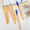 KZ-57 Yellow Barrel Ballpoint Pen, 1.0mm Bullet Tip with Blue Oil-Based Ink
