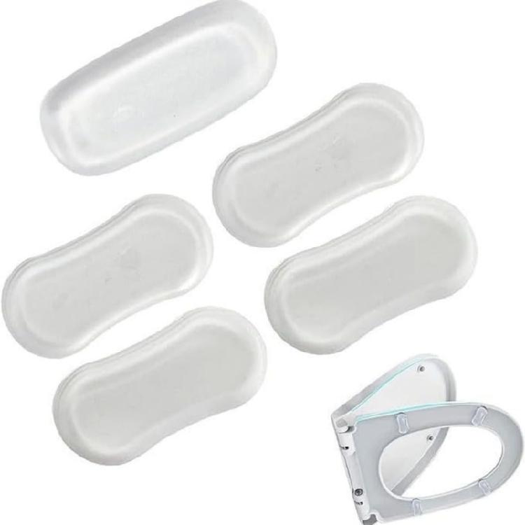 Сиденье для унитаза с шумопоглощающей подушкой, нескользящая резиновая подушка, основа с постоянным клеевым слоем, универсальное улучшение дома