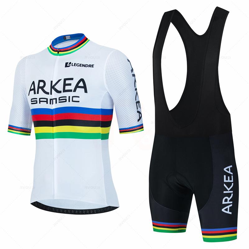 Дышащий летний велосипедный костюм Arkea-Pro Team для мужчин 2026 года, летняя велосипедная одежда, дышащая мужская одежда для МТБ, спортивный костюм