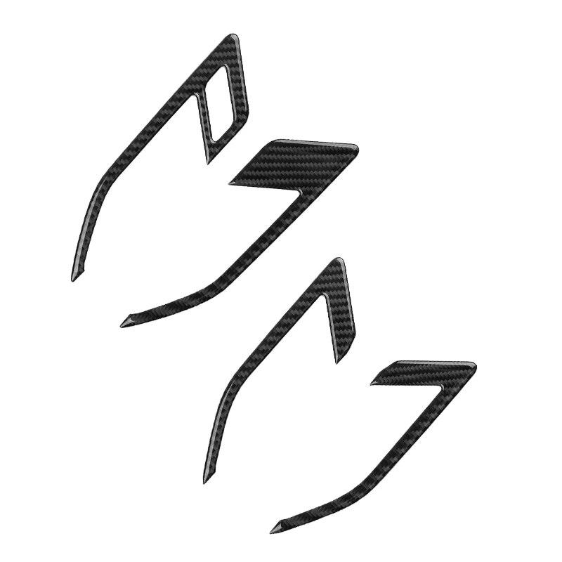 4 шт., углеродное волокно, автомобильная дверная ручка, накладка на чашу, наклейки для Volkswagen Vw Golf 8 Mk8, автоаксессуары для интерьера