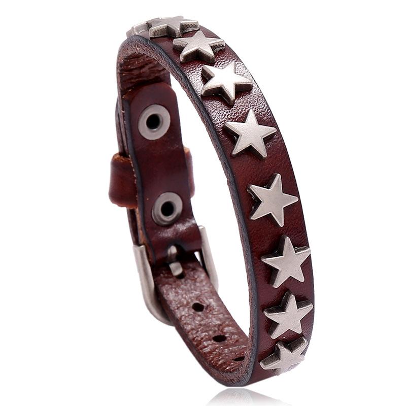 Punk Retro Jewelry New Pentagram Bracelet Bracelet Bar Hip-hop Accessories