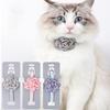 Solid Color Puppy Cat Necklace Cat Collar Simulation Camellia Pet Collar Camellia Flower Adjustable