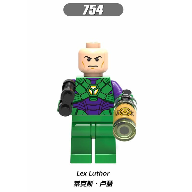 Минифигурки DC Super Heroes Бэтмен Супермен Аквамен Чудо-Женщина Лига Справедливости Строительные Блоки Игрушки