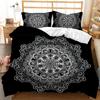 Mandala Duvet Cover Set Elephant Boho Chic Hippie Twin Bedding Mandala Polyester Comforter Cover Adults Double Queen King Size