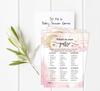 Inkdotpot 50A  Advice CardsA  For Baby Shower Game Glitter Star Advice For New Mom & Dad Gender Reveal Boy Or GirlA  Party