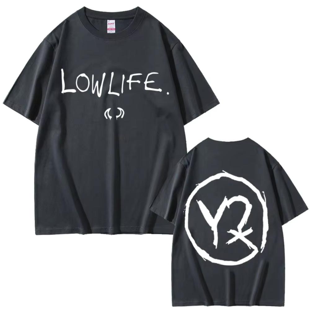Yungblud Lowlife Album Logo 2026 T-shirts Unisex Women Fashion Rock Retro Short Sleeve Tshirt Unisex's Casual Cotton Oversized T Shirt