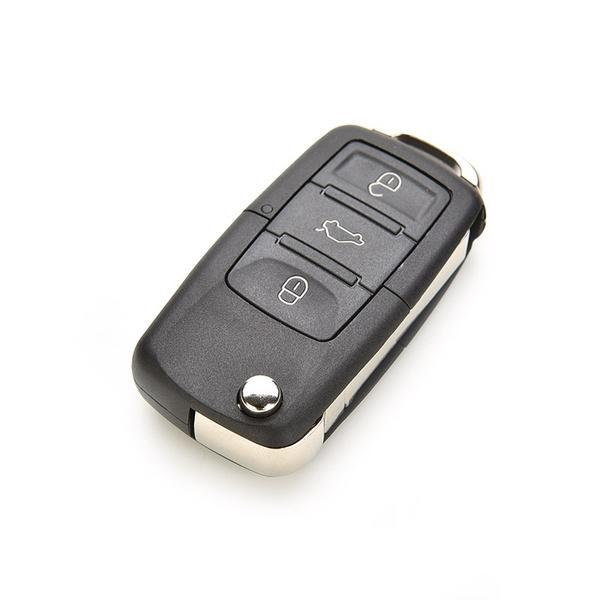 3-BTS складной автоматический дистанционный откидной держатель ключа для VW Golf Passat Polo Bora черный