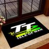 Isle Of Man Tt Race Themed Anti-Slip Rugs - Polyester Home Decor, Suitable for Bedrooms, Living Rooms, Doorways, Studios, and Decorations