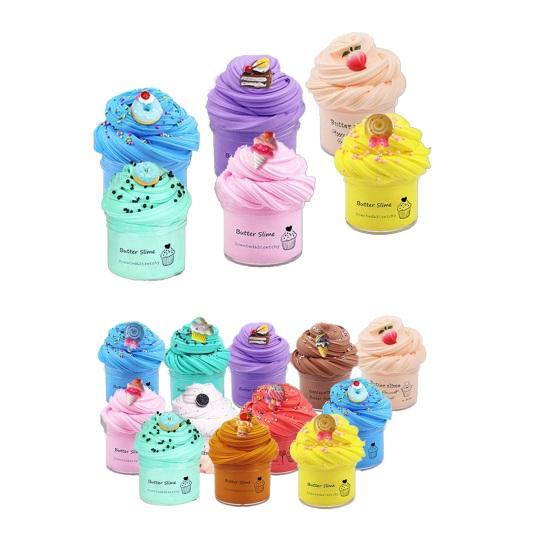 DIY Soft Colored Clay Stress Relief Set Non-Sticky Clay for Kids Adults 70ml Creative Molding Putty for Sensory Play Party Favors & Anxiety