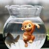 Фигурка обезьяны, реалистичный яркий внешний вид, мультяшная детальная высокая имитация смолы, мини-обезьяна, украшение для аквариума, украшение для аквариума