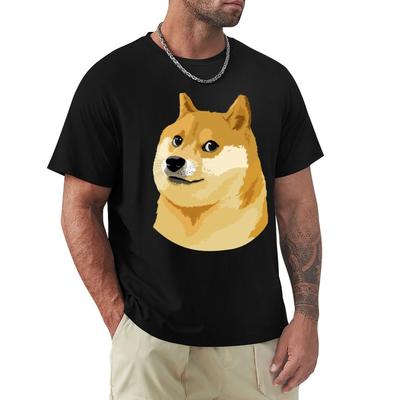 Doge Shiba Meme Tshirt Breathable Sportswear Tshirt For Men