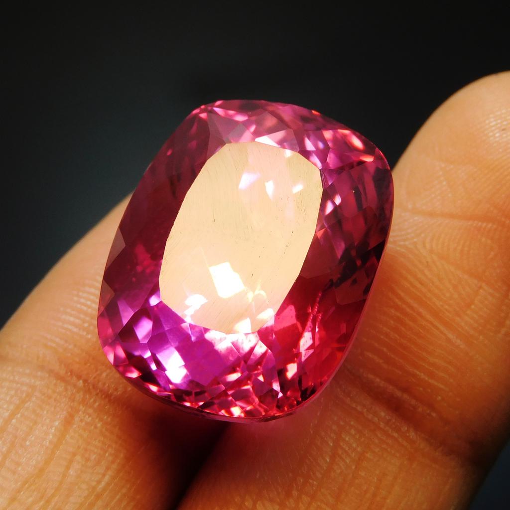 Pink Top Quality Sapphire 37.5Ct Natural Cushion Cut CERTIFIED Gemstones