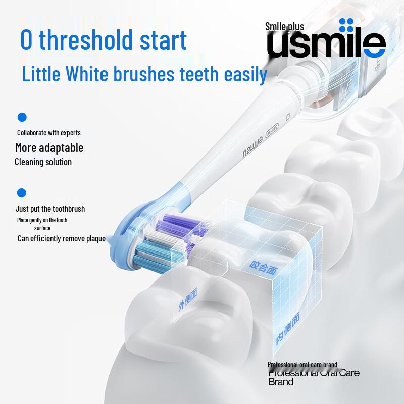 usmile V1 Звуковая электрическая зубная щетка, штепсель CN (адаптер в комплекте)
