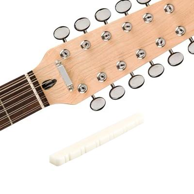 Гитара 12 струн Замена Регулируемые седла DIY Гитара Гайка Замена Бас-гитара Акустическая кость Бридж Гайка Седла