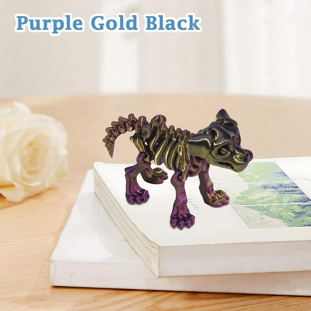 3D-печать Скелет Собака Активность Сустав Животное Модель Самодельная Игрушка Украшения Творческие Украшения Ремесла