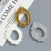 Rustic Mini Mirror Props DIY Mirror Small Model Resin Photo Frame  Jewelry Accessories