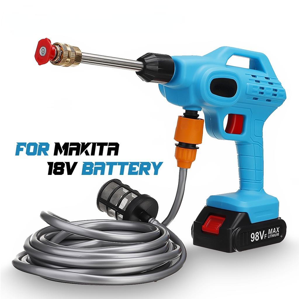 1800W Cordless Water Jet High Pressure Car Wash Guns 85Bar Electric Car Washer Portable Wash Water Gun Spray