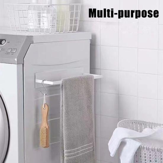 Магнитная вешалка для одежды, вешалка для белья, органайзер для вешалок, прочный держатель для вешалок из углеродистой стали, экономящий место в прачечной