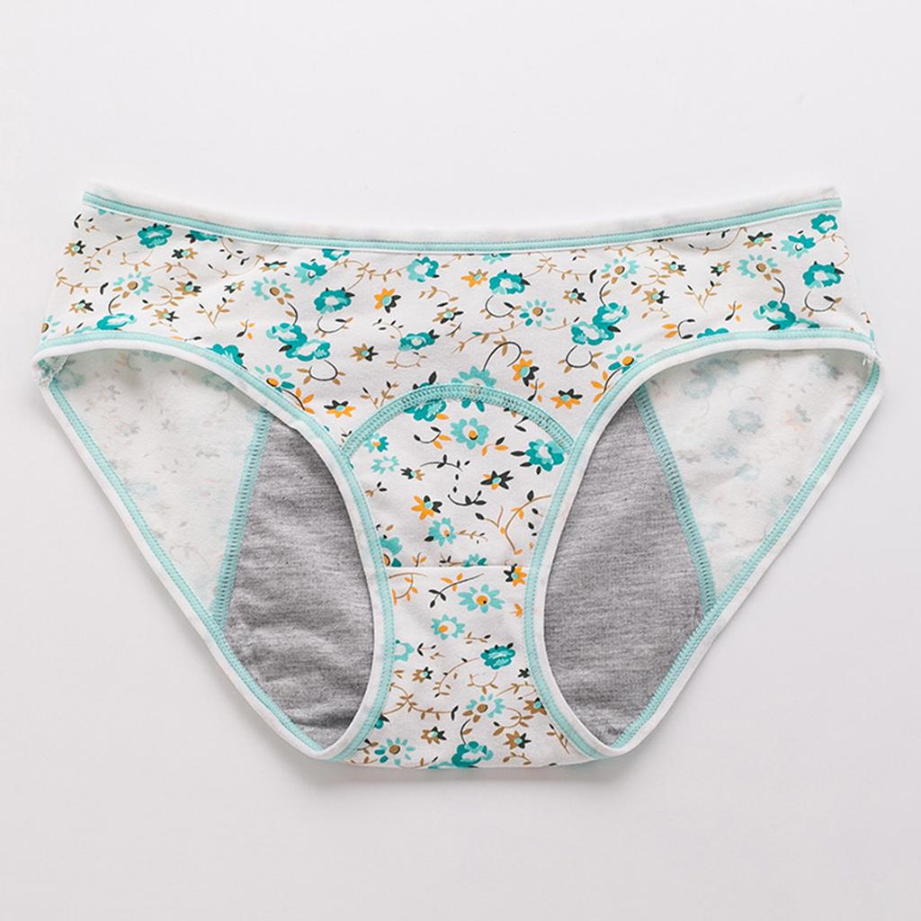 Teenagers Menstrual Panties Mid Waist Women's Panties Full Hip Panties