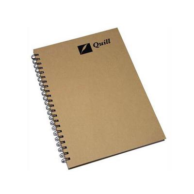 Блокнот на спирали Quill Natural Range A4 (160 страниц)