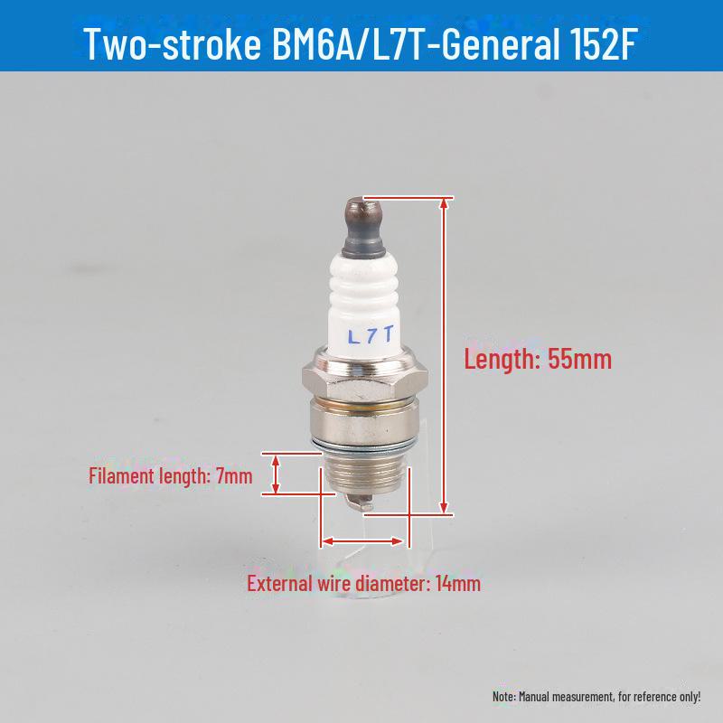 Свечи зажигания и форсунки 168F/190F для двигателей бензопил, генераторов и газонокосилок