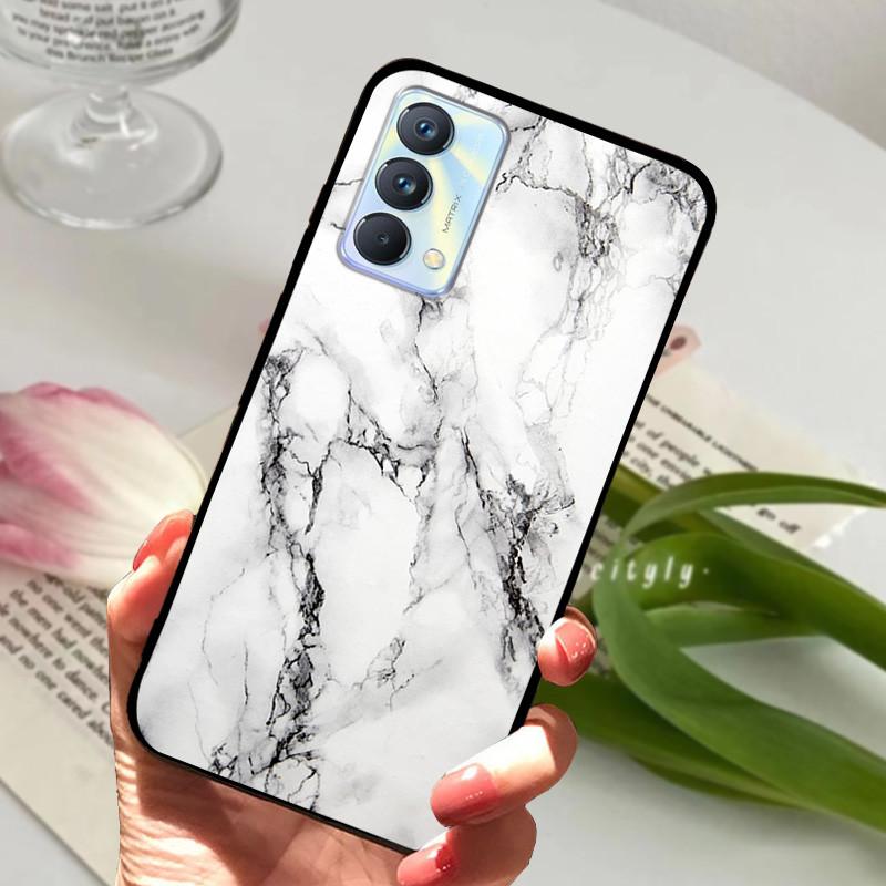 Для чехла Realme GT Master Case Edition Животные Мультфильмы Мягкий Силикон Funda для Телефона Realme GT Master Explorer Чехол Черный Coque